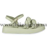 Босоніжки TAS-499 CLMZ-3 82252 base хаки кожа л
