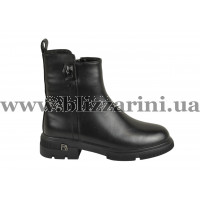 Ботинки 22G560-K220-NP332G (полн мех) черная кожа бот з
