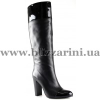 Сапоги XH012CLL-27-1-R15 black кожа+лак (-8-) oc