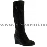 Сапоги X8185BM-1501D-1 (MEX 4) dk grey замш з