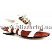 Сандалии A49-F260-3 кожзам white л