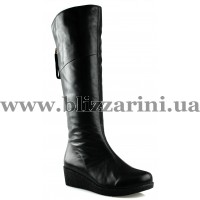 Сапоги MA130-Q33-A749+02 (полн мех) black кожа з