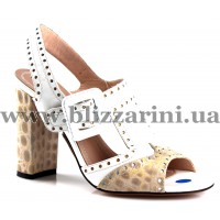 Босоніжки W3052L-13  TH262/C151 white/beige кожа л