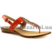 Сандалии 2B578-5 кожзам orange кожа л