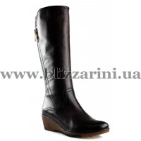 Сапоги 6D631-0309-0W43R (МЕХ 4) dk brown кожа з