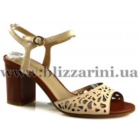 Босоніжки H1515-6312-3Y beige кожа/brown л