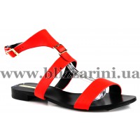 Сандалии B0235-185J-63 red/orange кожа л