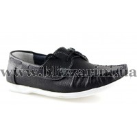 Мокасины, слипоны 207-8 прес black кожа т