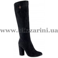 Сапоги RA464-S7-02+A567 black замш ос