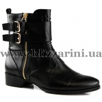 Ботильоны 0938-A504 black кожа  бот
