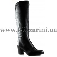 Сапоги BL450-8BC151-BN1049 (МЕХ 4) black кожа з