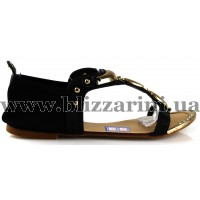 Сандалии KFN275-2B кожзам black л