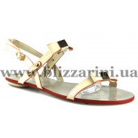 Сандалии 94230-2 кожзам off white л