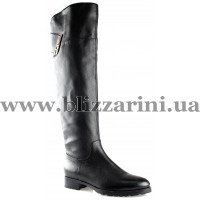 Сапоги ZR2103-18BMA (МЕХ4) black кожа з