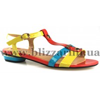 Сандалии K566-6459 кожзам yellow/blue B123+B104+B1 л