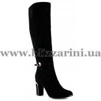 Сапоги RA502-W12-02 black замш ос