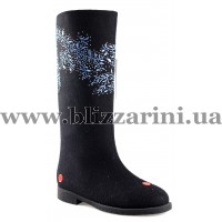 Сапоги PY-2015-126-JM прес (полн мех) black з