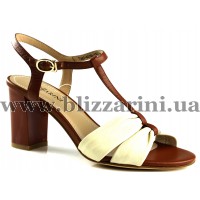 Босоніжки T1607-8928S-Y1077AY milk/brown кожа л
