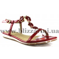 Сандалии ALD6056-7 кожзам red л