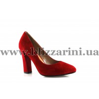Туфлі D105-D1-A28 red замш т