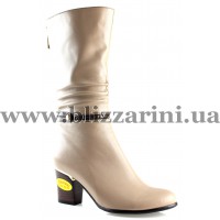 Сапоги M10-G282-353-159-126 (полн мех) (бол разм) beige кожа з