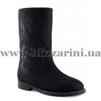 Сапоги PY-2015-150A-JM прес (полн мех) black з
