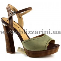 Босоніжки BL20611-10-6 lt green/coffee кожа л