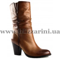 Сапоги 6D584H-1400-OW44B brown кожа ос