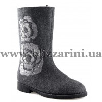 Сапоги PY-2015-150A-JM прес (полн мех) grey з