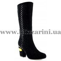 Сапоги KR116758-584T-4BM (МЕХ4) black замш з