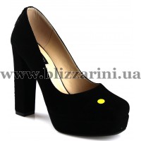 Туфлі K9479-629-3 black замш т