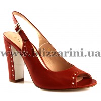 Босоніжки 0028-21 orange/red кожа л