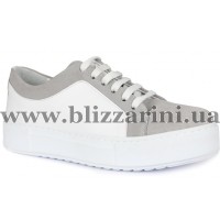 Кросiвки, кеди 171-2210 401-403  серый замш+кожа  туф