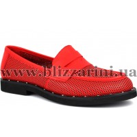 Туфлі 5232 Ella 511  красная кожа  туф