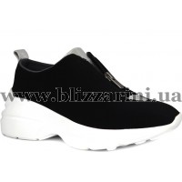 Кросiвки, кеди 0226-52000 19Y black stretch  черный текстиль  туф