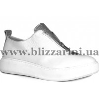 Кросiвки, кеди 0226-12000 19Y white leather  белая  кожа  туф