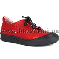 Кросiвки, кеди G010 1956 1021 (БОЛ Р)  красная кожа  туф
