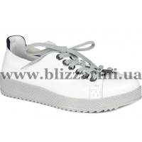 Кросiвки, кеди D19YA-3560-B beyaz pen  белая  кожа  туф