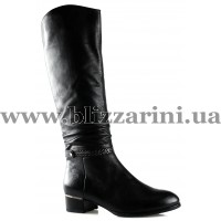 Сапоги 14ME035-232-Q575BM (МЕХ 4) black кожа з