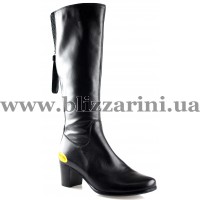 Сапоги 8153-6581-GM14 (МЕХ 4) black кожа з