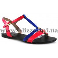 Сандалии 1423A-92-HY166-HY127 pink/blue кожа л