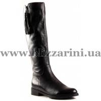 Сапоги 885-16-B04R N59 black кожа ос
