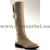 Сапоги 8X143-158B-A (MEX 4) beige кожа з