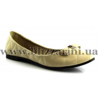 Балетки DM369-13 кожзам apricot т