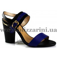 Босоніжки A278-401 Y167/Y117 black/violet кожа л