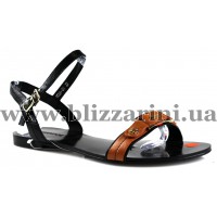 Сандалии 1423A-81-HY038-HY061black/brown кожа л