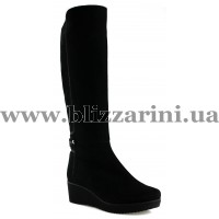 Сапоги RTF440-27-9WJ (МЕХ4) black замш з