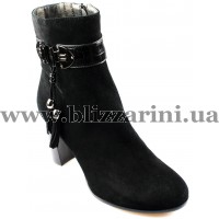 Ботильоны DJ508-085  271+1505 бол раз black замш бот