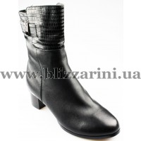 Сапоги DLM394-720(шерсть) больш разм black кожа 320+1472 з