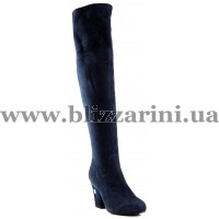 Ботфорты EB1115-663-14 (MEX 4) blue замш з